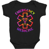 Tie Dye Emergency Medicine Doctor Nurse Er Medical Caduceus T Shirt Baby Bodysuit | Artistshot