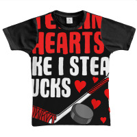 Stealing Hearts Like I Steal Pucks Valentines Day Ice Hockey T Shirt Graphic Youth T-shirt | Artistshot