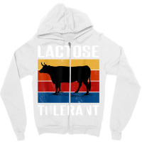 Lactose Tolerant T Shirt Zipper Hoodie | Artistshot