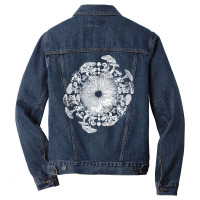 Mushroom Iris Mycology Foraging Mycologist Spore Print Pullover Hoodie Men Denim Jacket | Artistshot