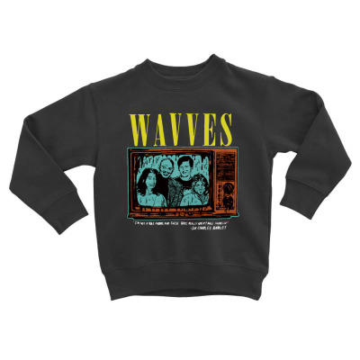 Wavves Group Band Toddler Sweatshirt Designed By Warning