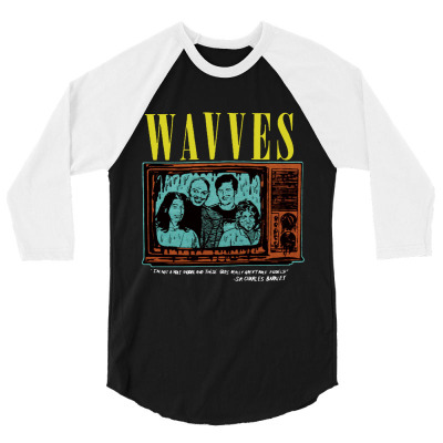 Wavves Group Band 3/4 Sleeve Shirt Designed By Warning
