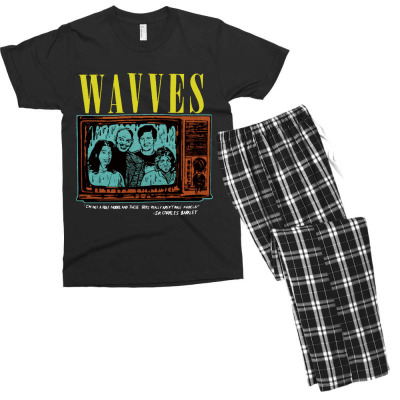Wavves Group Band Men's T-shirt Pajama Set Designed By Warning