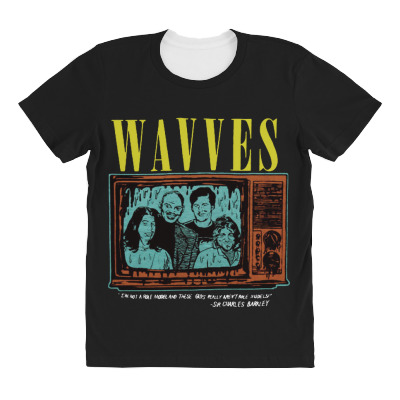 Wavves Group Band All Over Women's T-shirt Designed By Warning