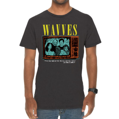 Wavves Group Band Vintage T-shirt Designed By Warning