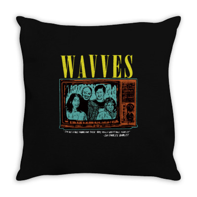 Wavves Group Band Throw Pillow Designed By Warning
