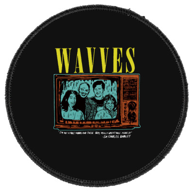 Wavves Group Band Round Patch Designed By Warning