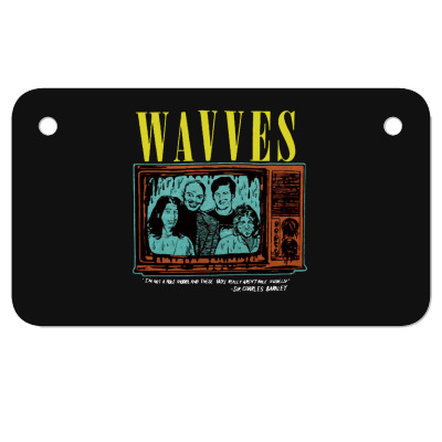 Wavves Group Band Motorcycle License Plate Designed By Warning