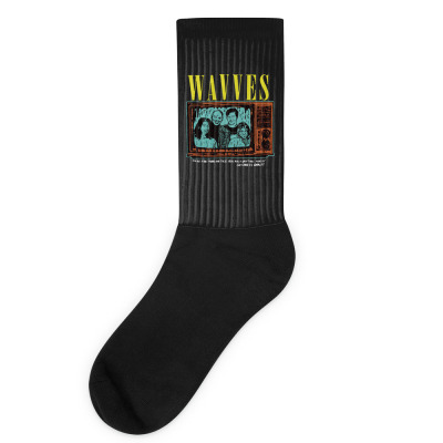 Wavves Group Band Socks Designed By Warning