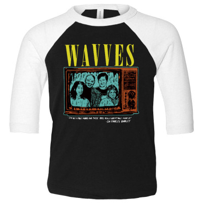 Wavves Group Band Toddler 3/4 Sleeve Tee Designed By Warning
