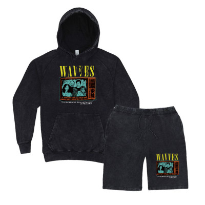 Wavves Group Band Vintage Hoodie And Short Set Designed By Warning