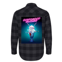 Gunpowder Milkshake Poster Flannel Shirt | Artistshot