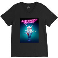 Gunpowder Milkshake Poster V-neck Tee | Artistshot