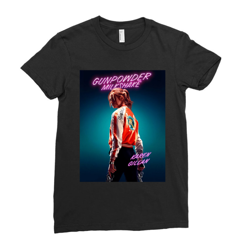 Gunpowder Milkshake Sam Ladies Fitted T-Shirt by SandraDelpha | Artistshot