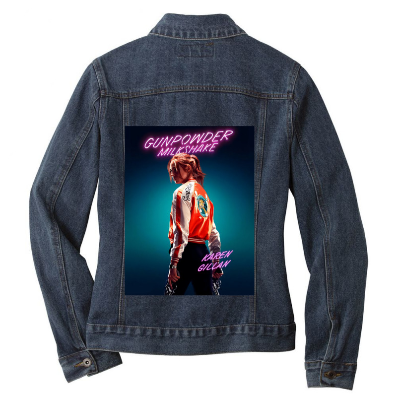 Gunpowder Milkshake Sam Ladies Denim Jacket by SandraDelpha | Artistshot