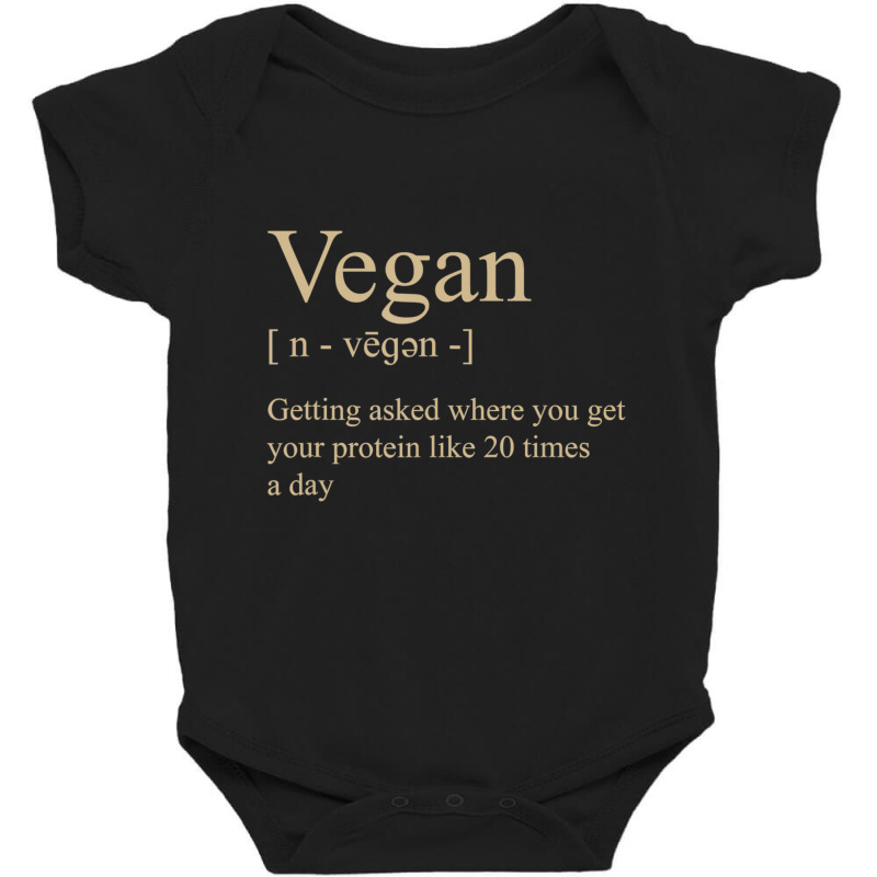 Vegan Definition Men Kids Baby Bodysuit by thanhtran | Artistshot