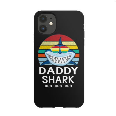 Fun Daddy Shark Iphone 11 Case Designed By Warning