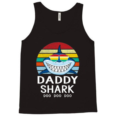 Fun Daddy Shark Tank Top Designed By Warning