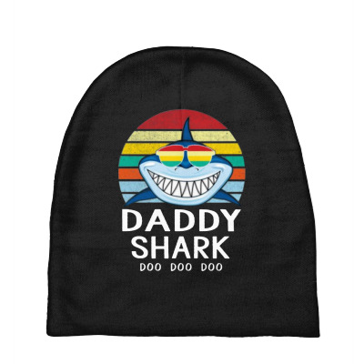 Fun Daddy Shark Baby Beanies Designed By Warning