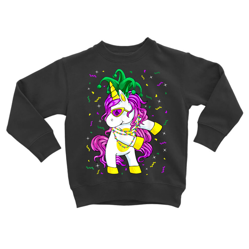 Mardi Gras Unicorn Carnival Party Festival Parade Women Girl T Shirt Toddler Sweatshirt by pearleql2katnik | Artistshot