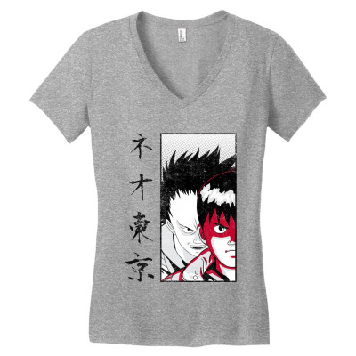 Future Anime Movie Women's V-neck T-shirt Designed By Warning