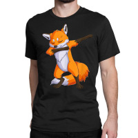 Fox Dabbing Fox Funny Animal Foxes Lover Boys Girls Kids Men T Shirt Classic T-shirt | Artistshot