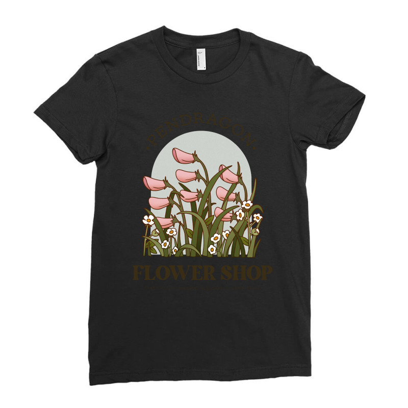 Limited Edition Pendragon Flower Shop - Howl's Moving Castle Inspired Ladies Fitted T-Shirt by Karyn Love | Artistshot