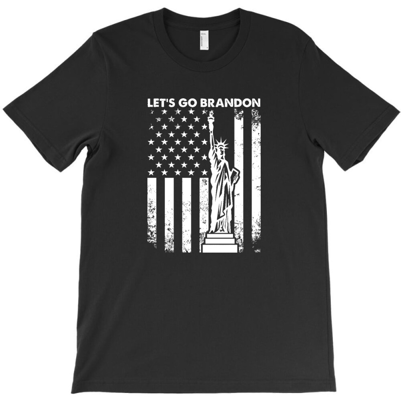 Statue Of Liberty Let’s Go Brandon American Flag 2021 T-Shirt by salma55 | Artistshot