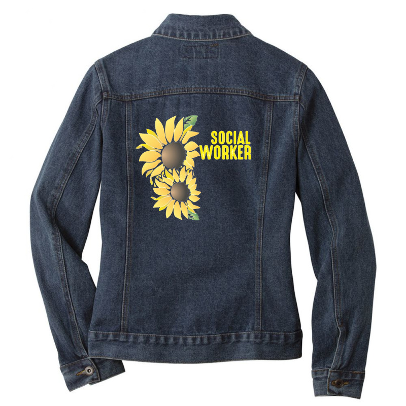 Support Wildlife Raise Boys Funny Mom Life Quote Vintage Arrow Parenti Ladies Denim Jacket by salma55 | Artistshot