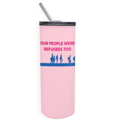 Educate For Action Skinny Tumbler Designed By Warning