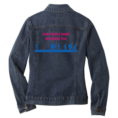 Educate For Action Ladies Denim Jacket Designed By Warning