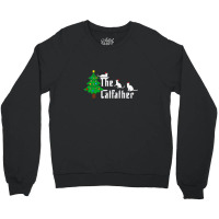 The Cat Father Funny Christmas Cat Dad Crewneck Sweatshirt | Artistshot