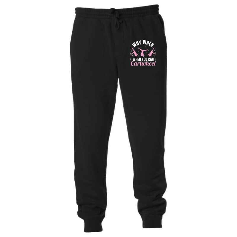 Why Walk When You Can Cartwheel Gymnastics Gymnast Unisex Jogger by salma55 | Artistshot