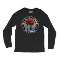 Hot Trend St. Augustine Florida Fl Vintage Retro 70s Long Sleeve Shirts | Artistshot