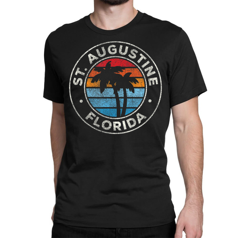 Hot Trend St. Augustine Florida Fl Vintage Retro 70s Classic T-shirt by haodinhvan1 | Artistshot