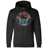 Hot Trend St. Augustine Florida Fl Vintage Retro 70s Champion Hoodie | Artistshot