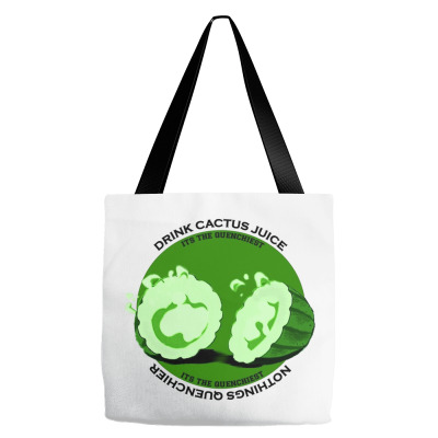 Cactus Juice Logo Tote Bags Designed By Warning
