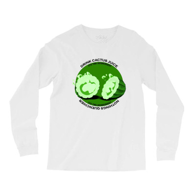Cactus Juice Logo Long Sleeve Shirts Designed By Warning