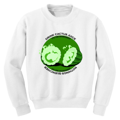 Cactus Juice Logo Youth Sweatshirt Designed By Warning