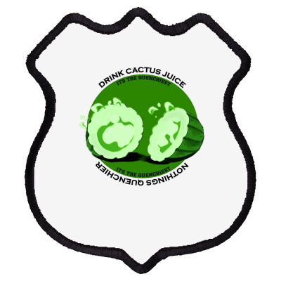 Cactus Juice Logo Shield Patch Designed By Warning