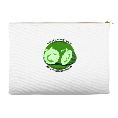 Cactus Juice Logo Accessory Pouches Designed By Warning