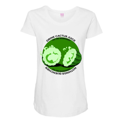 Cactus Juice Logo Maternity Scoop Neck T-shirt Designed By Warning
