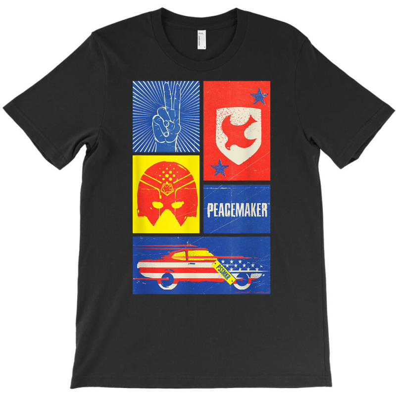 Peacemaker Sign, Shield, Helmet And Car T Shirt T-shirt | Artistshot