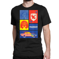 Peacemaker Sign, Shield, Helmet And Car T Shirt Classic T-shirt | Artistshot