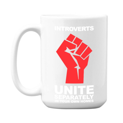 Dont Introverts 15 Oz Coffee Mug Designed By Warning
