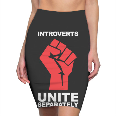 Dont Introverts Pencil Skirts Designed By Warning