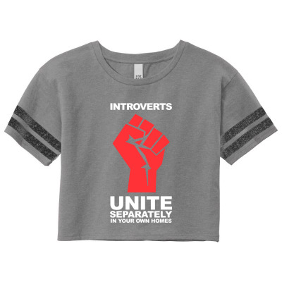 Dont Introverts Scorecard Crop Tee Designed By Warning