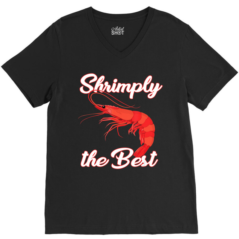 Shrimp Saying Seafood Lover V-neck Tee | Artistshot