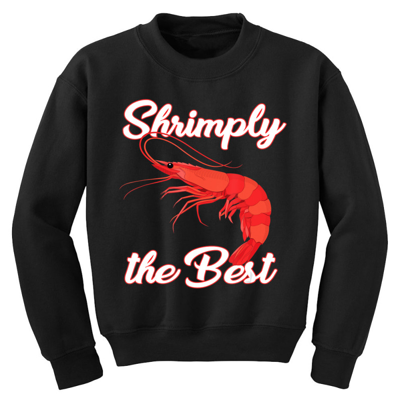 Shrimp Saying Seafood Lover Youth Sweatshirt | Artistshot