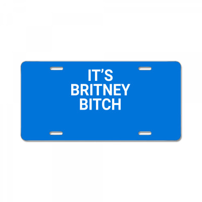 Britney New Album License Plate Designed By Warning